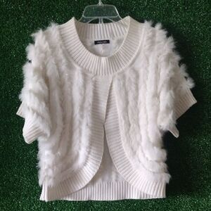 Dolce Cabo Cream Textured Sweater
